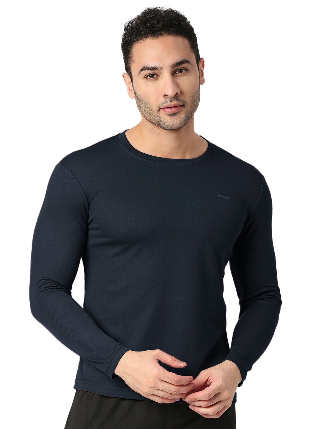 

Black Panther Round Neck Long Sleeves Casual T-shirt, Navy blue