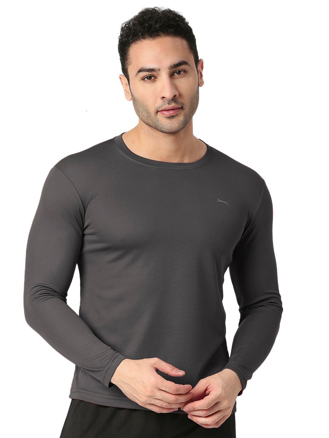 

Black Panther Round Neck Long Sleeves Casual T-shirt, Charcoal