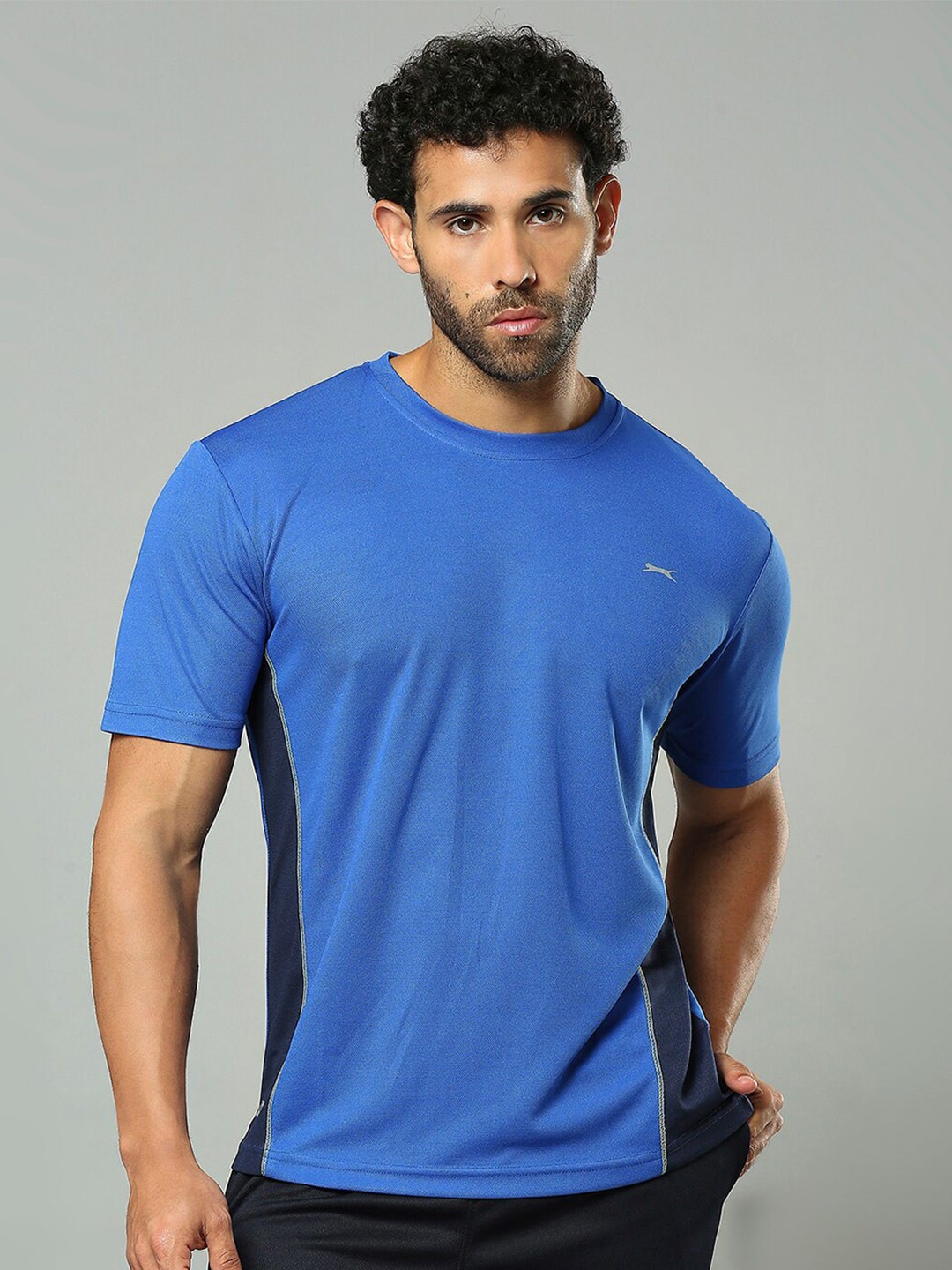 

Black Panther Typography Printed Round Neck Short Sleeves Casual T-shirt, Blue