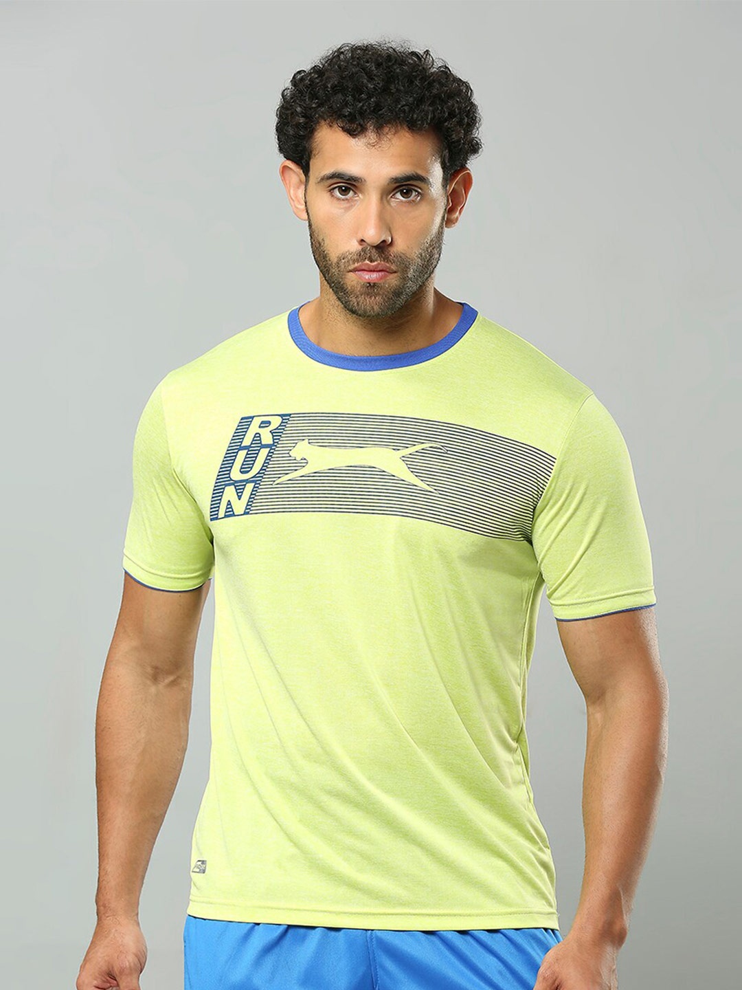 

Black Panther Men Printed T-shirt, Lime green