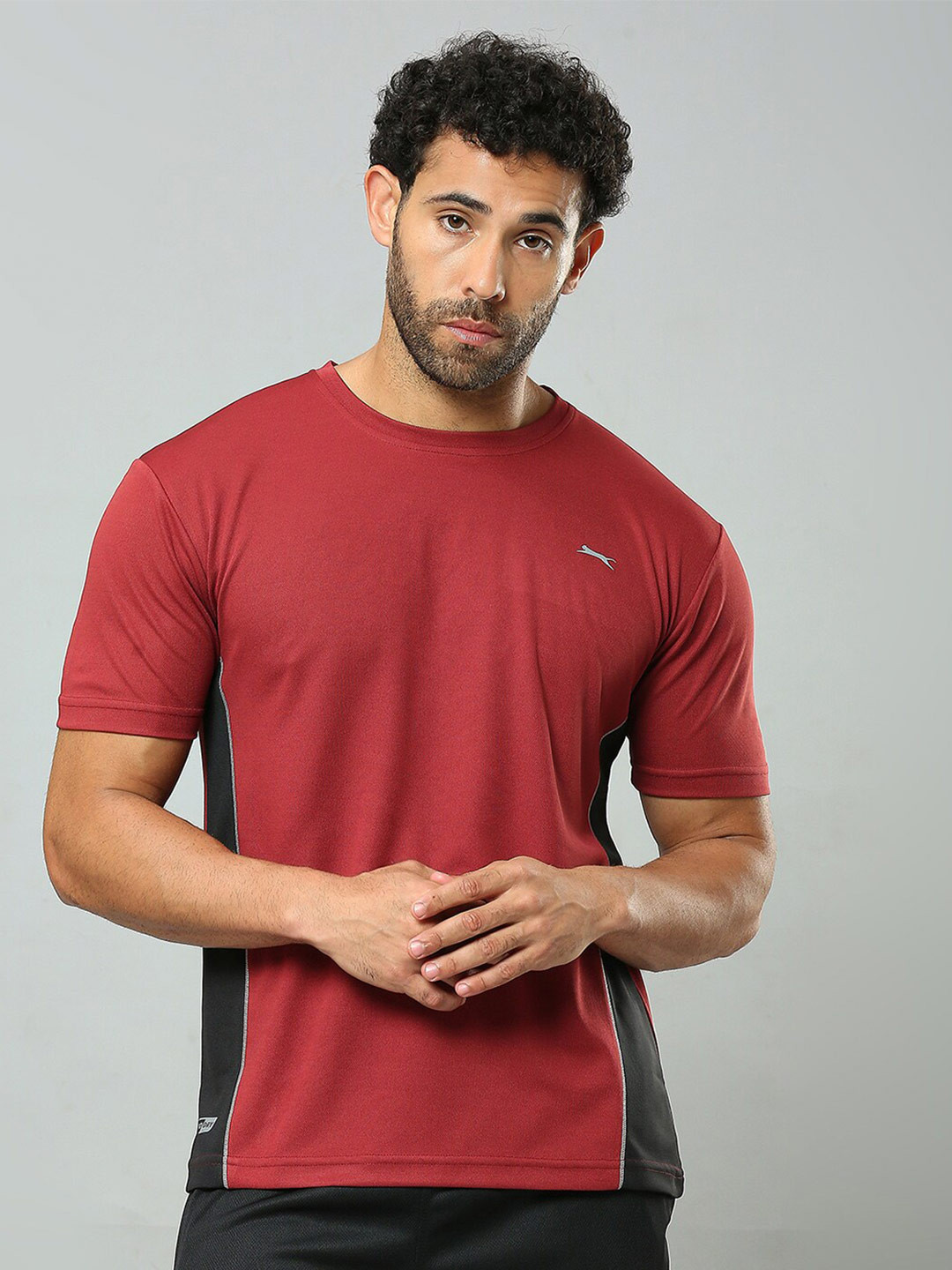 

Black Panther Typography Printed Round Neck Short Sleeves Casual T-shirt, Burgundy