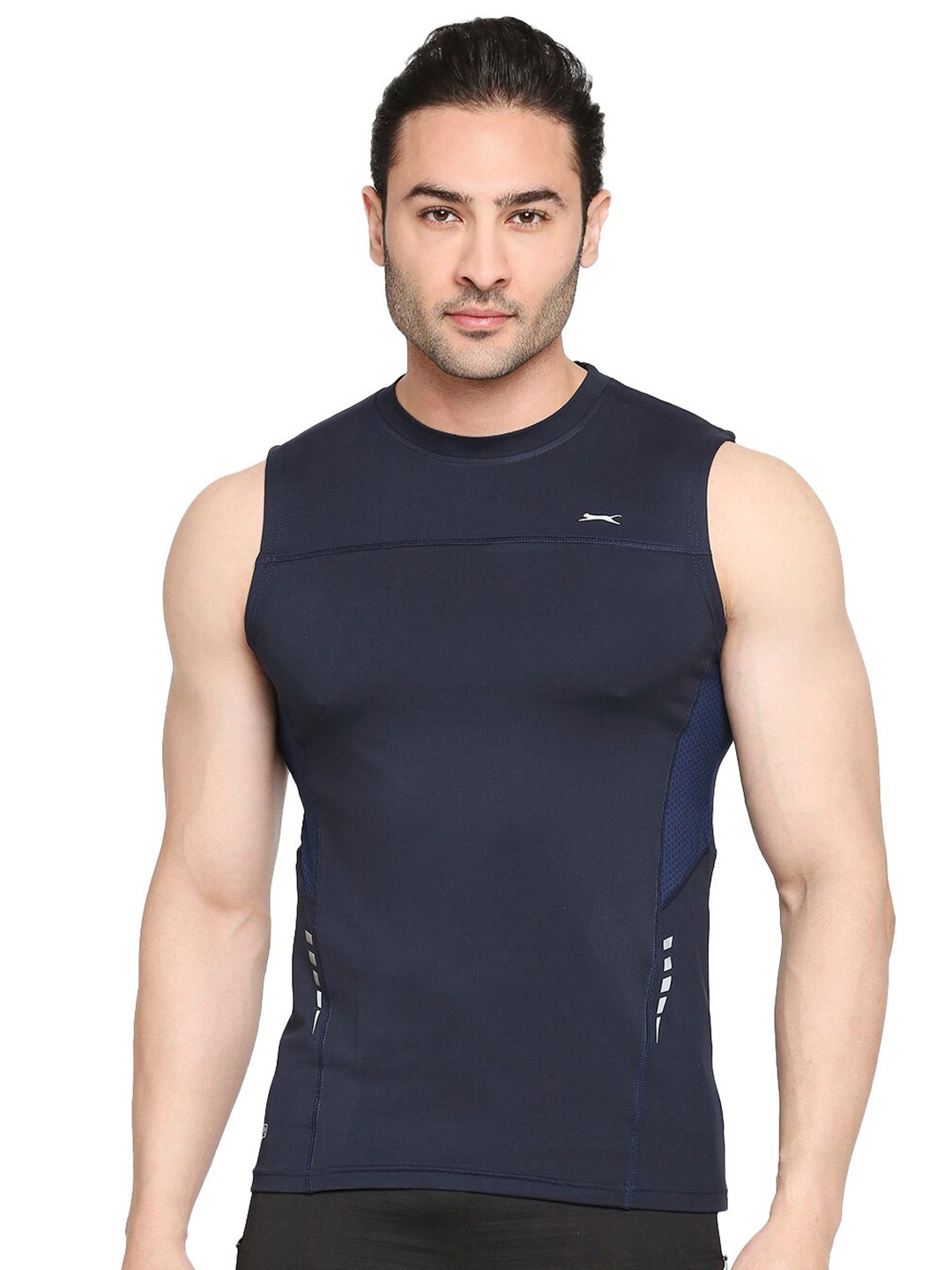 

Black Panther Round Neck Sleeveless Casual T-shirt, Navy blue