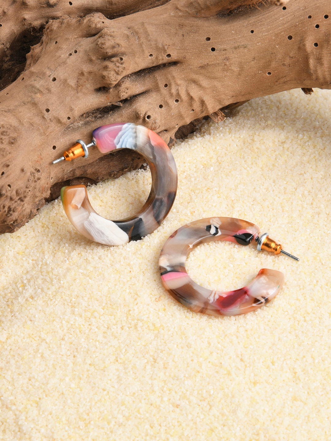 

Accessorize Circular Hoop Earrings, White