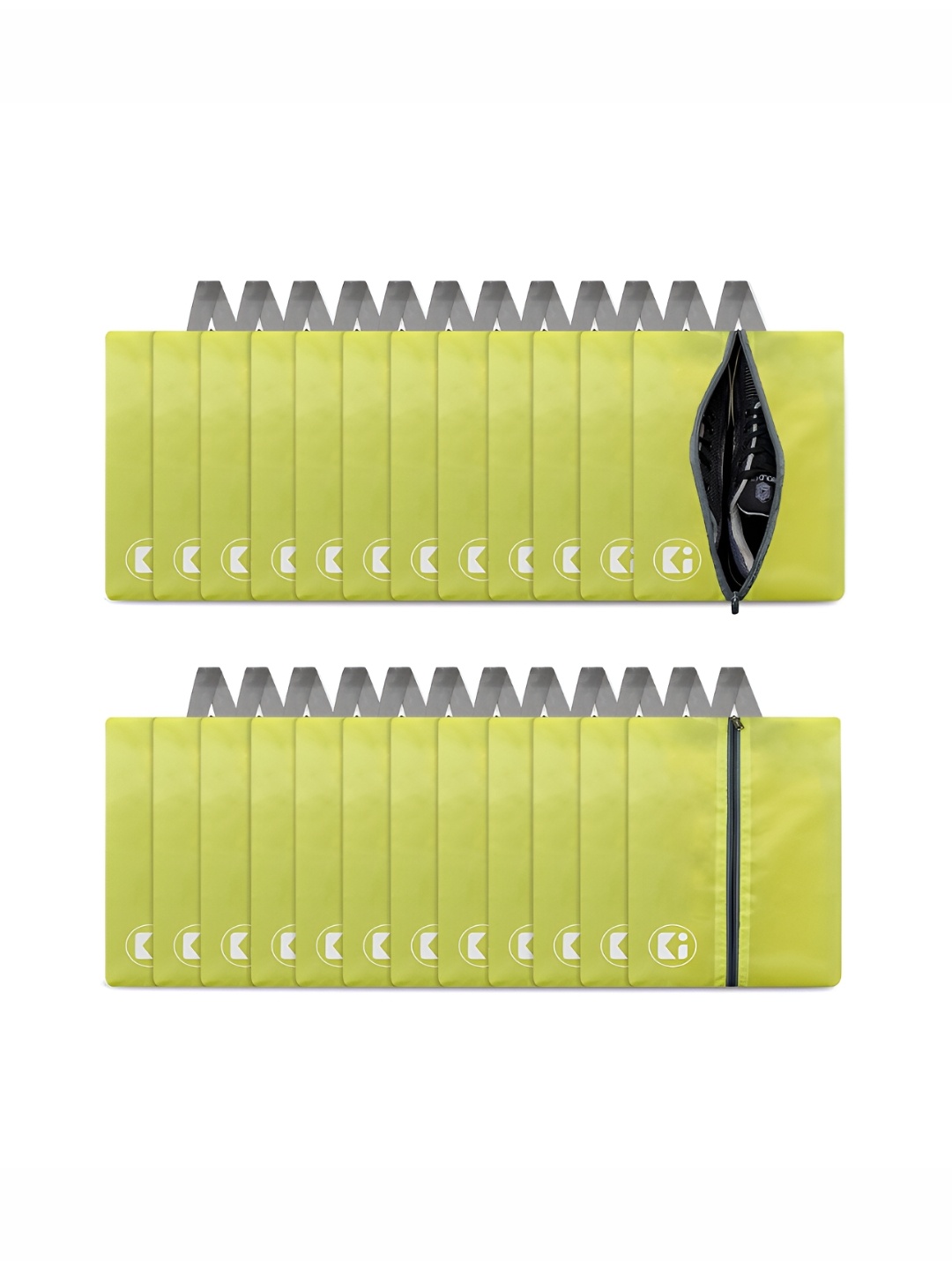 

Kuber Industries Yellow 24 Pieces Shoes Organiser