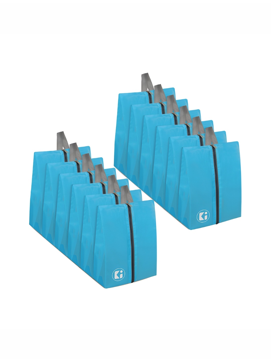 

Kuber Industries 12-Pcs Water Proof Shoe Bags, Blue