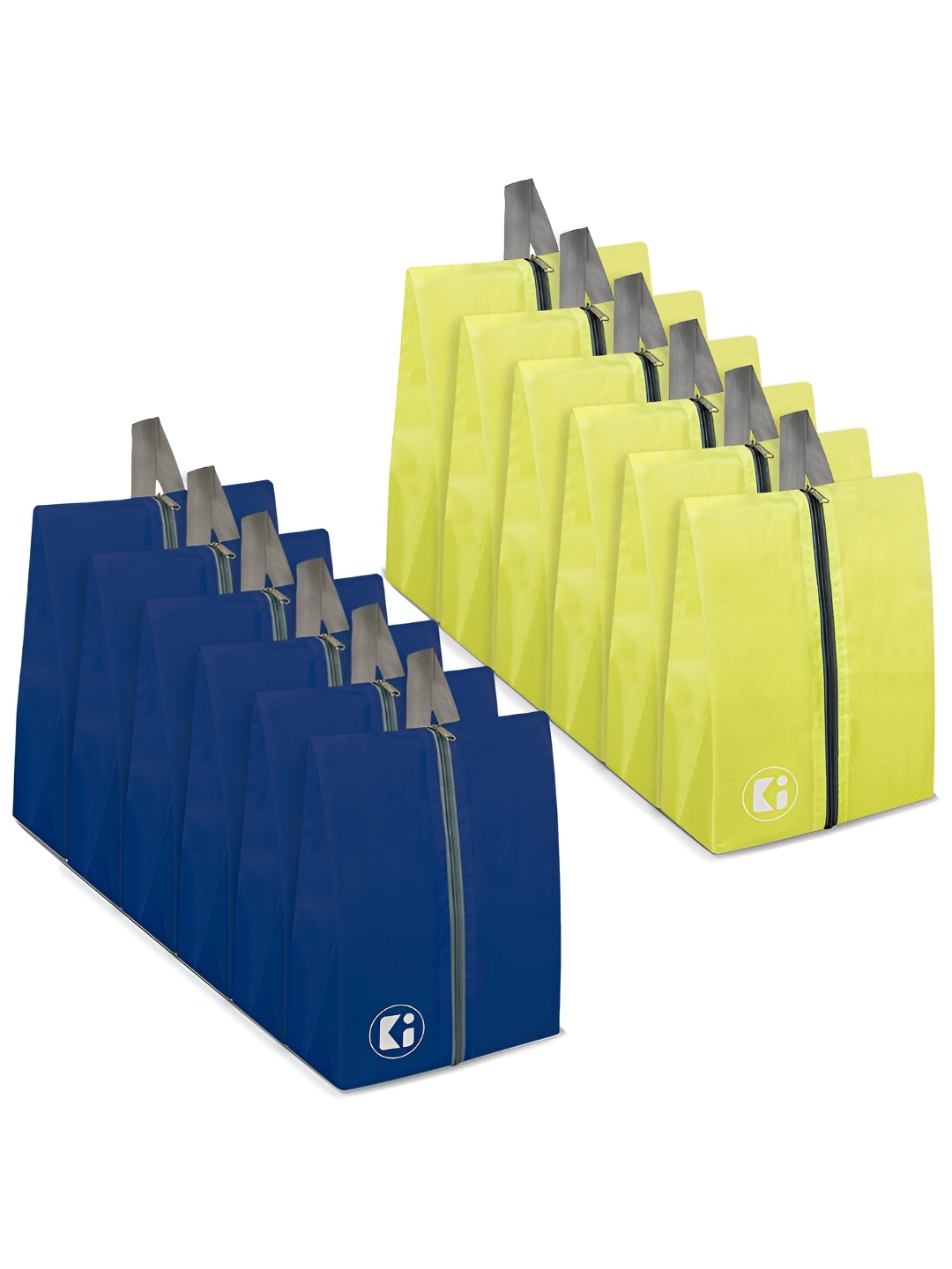 

Kuber Industries Pack Of 12 Shoe Cover Bags, Blue
