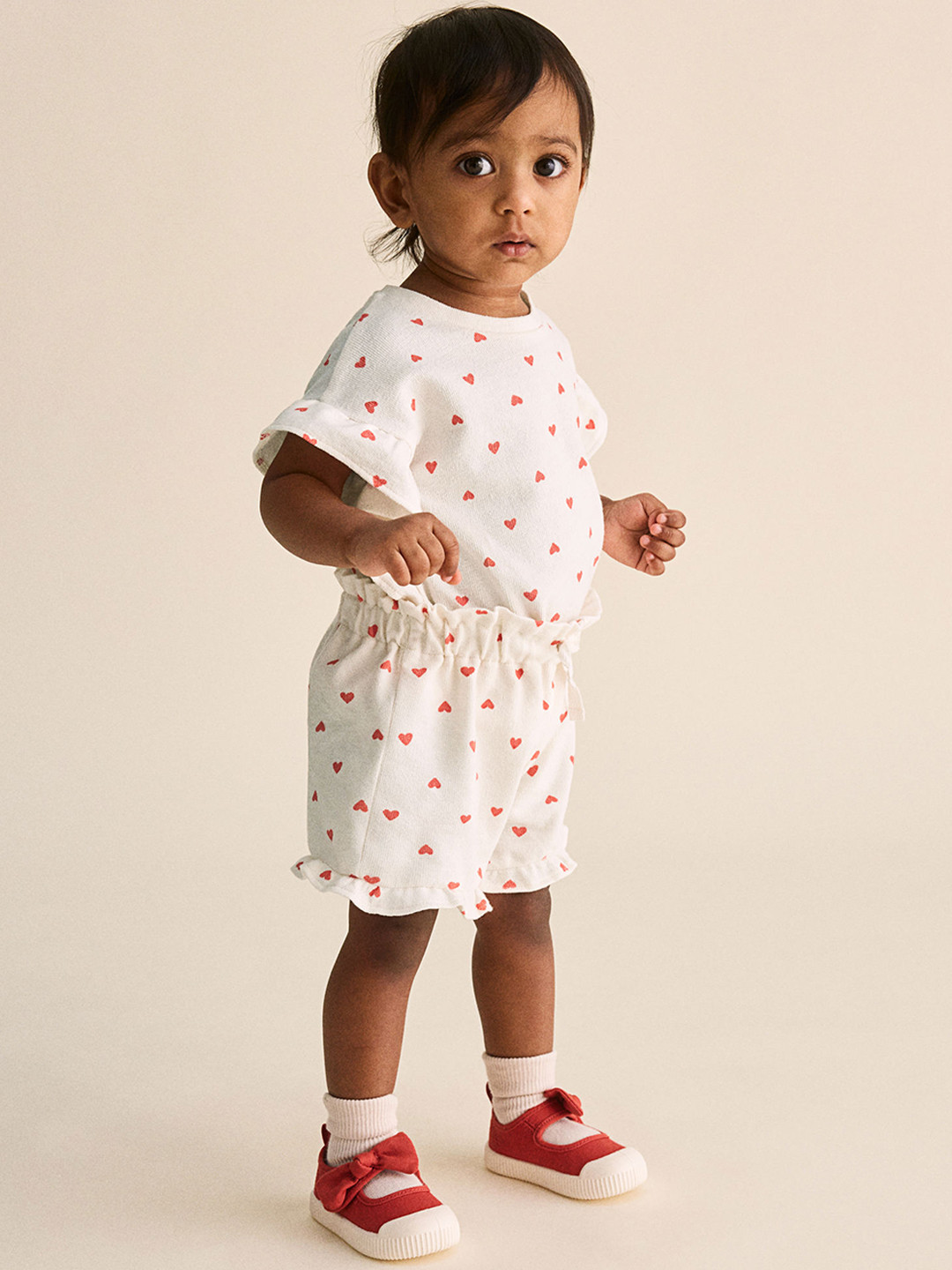 

H&M Girls Pure Cotton 2-Piece Set, White