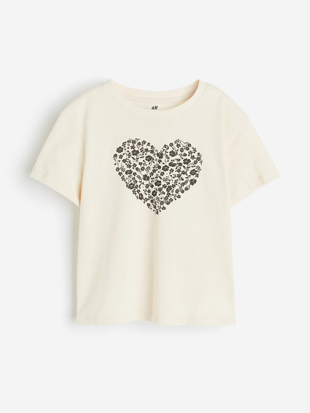 

H&M Girls Printed T-shirts, White