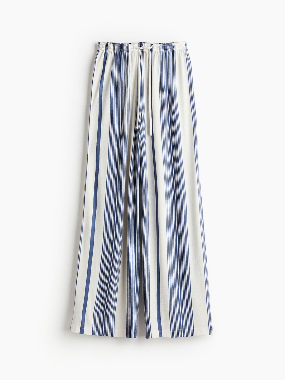 

H&M Women Wide Pull-On Trousers, White