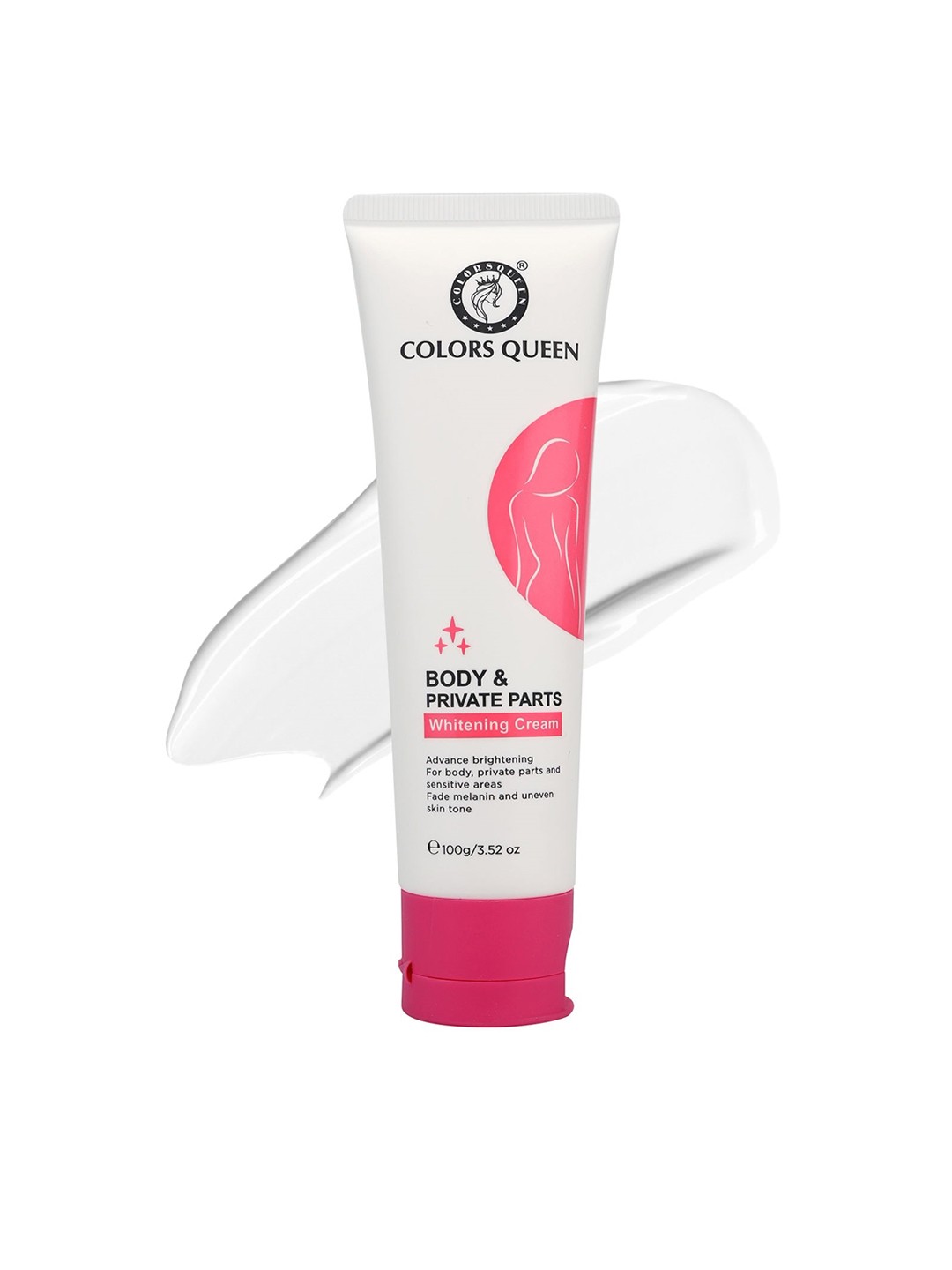 

Colors Queen Body & Private Parts Whitening Cream-100gm, White