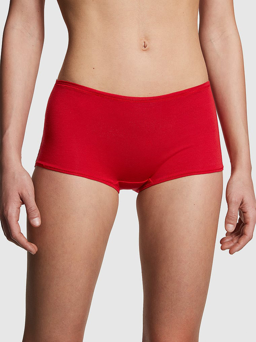 

Victoria's Secret PINK Low Rise Boyshort Briefs, Red