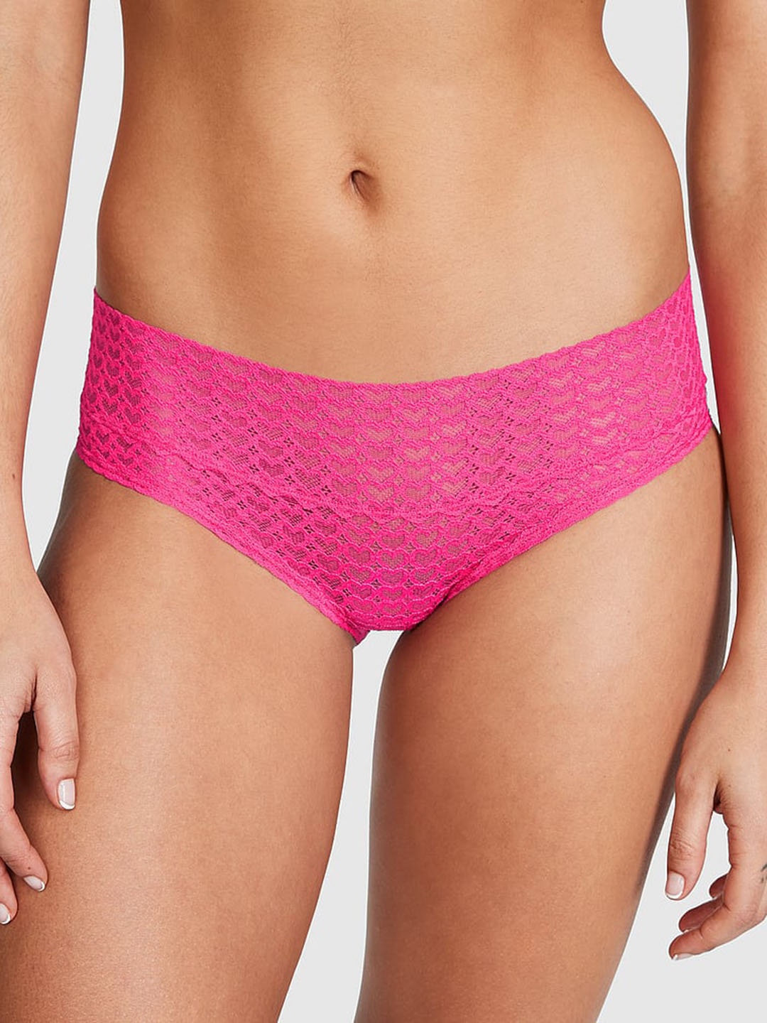 

Victoria's Secret PINK Wink Lace Hiphugger Low-Rise Hipster Briefs