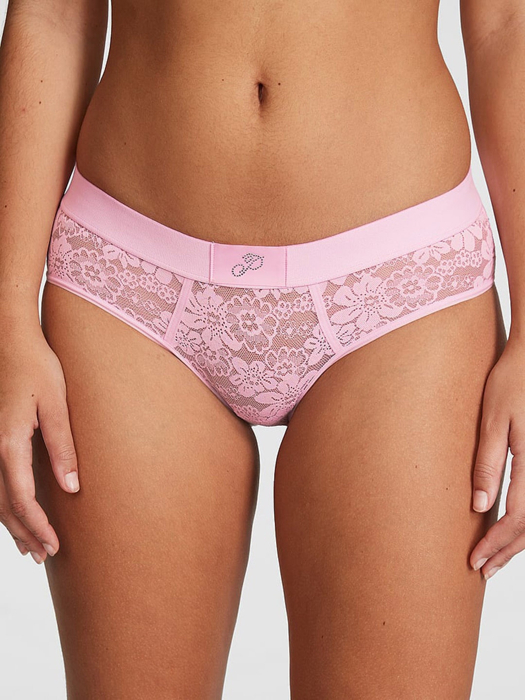 

Victoria's Secret PINK Wink Self Design Hiphugger Hipster Briefs