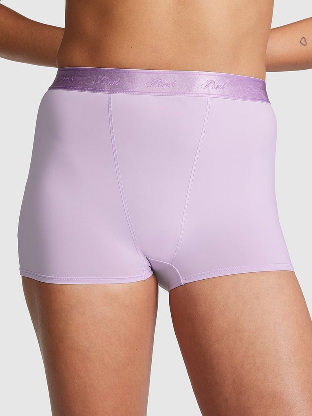 

Victoria's Secret PINK Micro High-Rise Boy Short Briefs, Purple