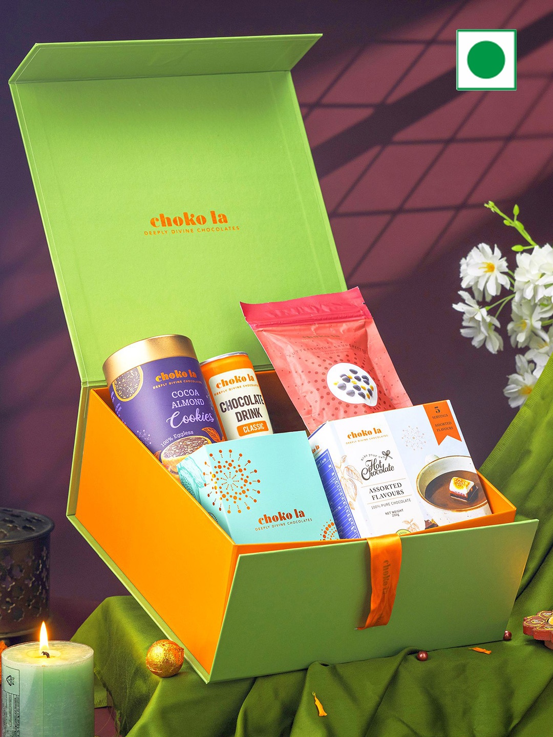 

choko la Mothers Day Celebration Small Hamper -790g, Green