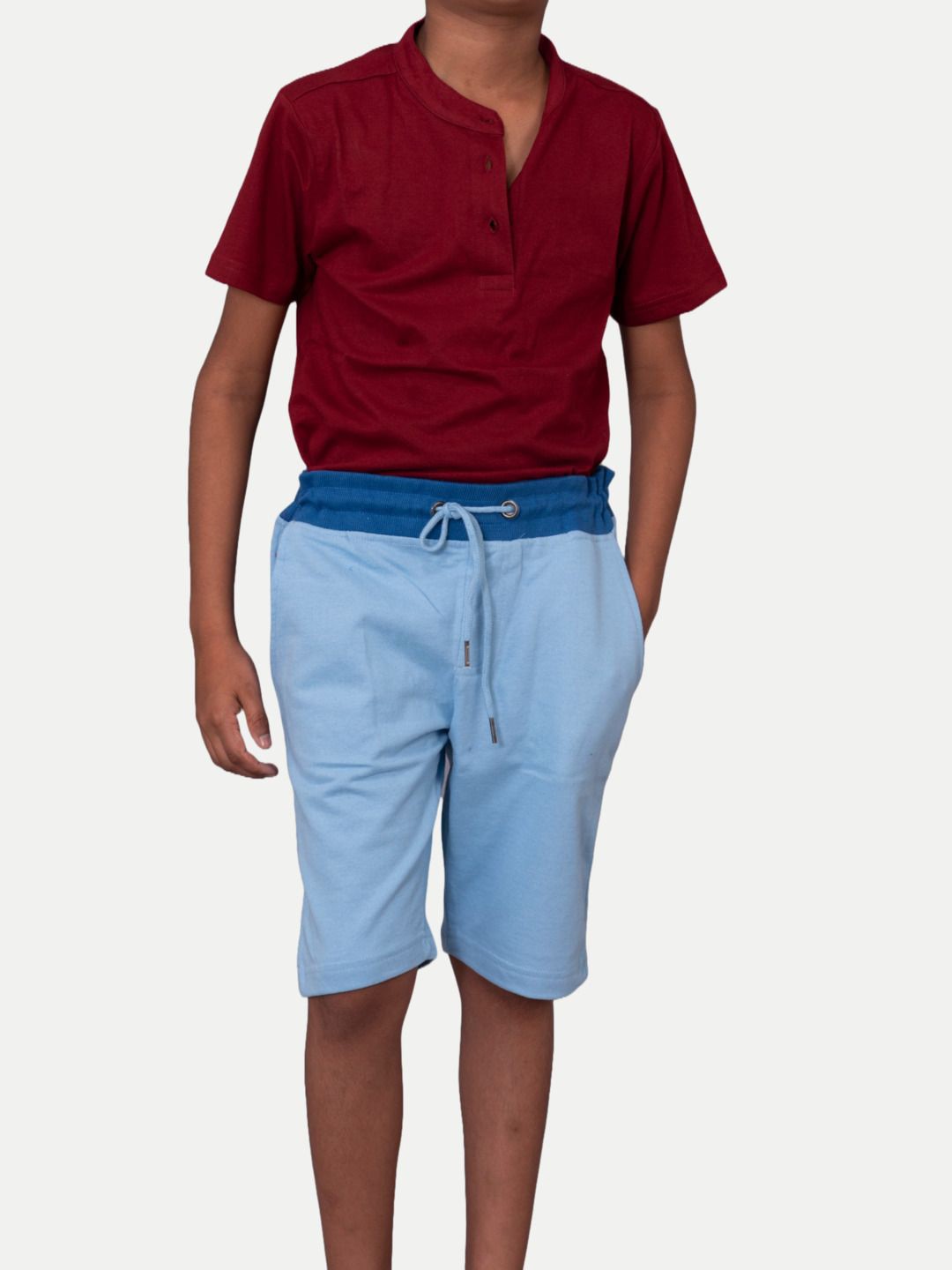 

BAESD Boys Mid-Rise Shorts, Blue