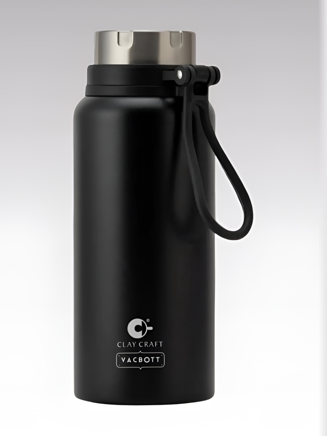 

CLAY CRAFT Black Stainless Steel Double Wall Vacuum Water Bottle 900 ml