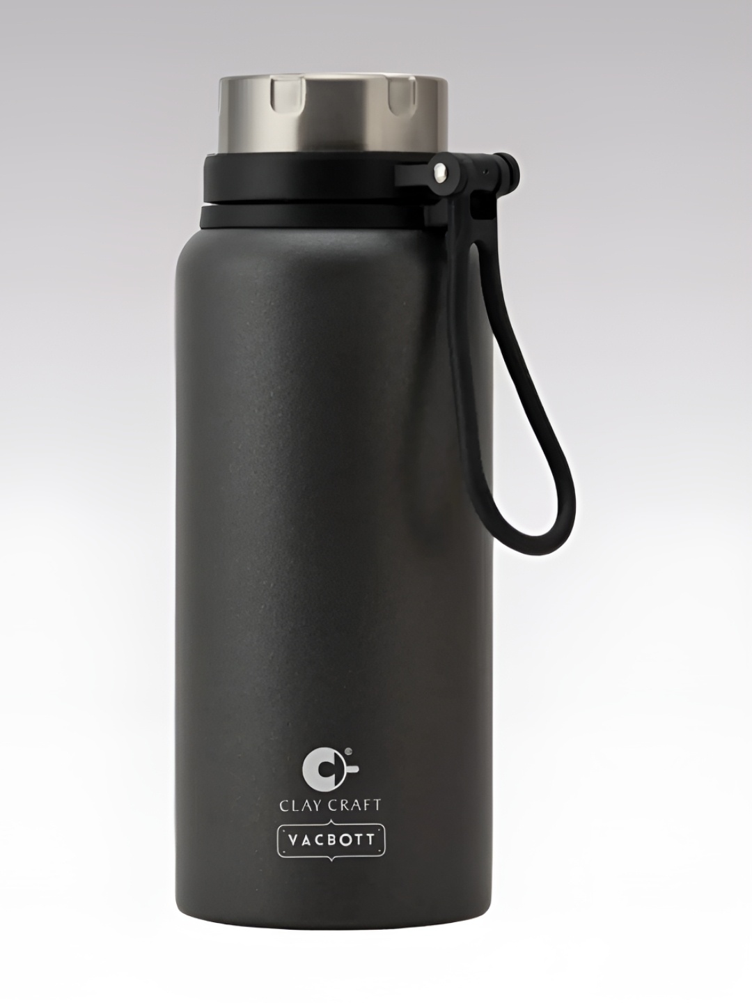 

CLAY CRAFT Black Stainless Steel Double Wall Vacuum Water Bottle 900 ml