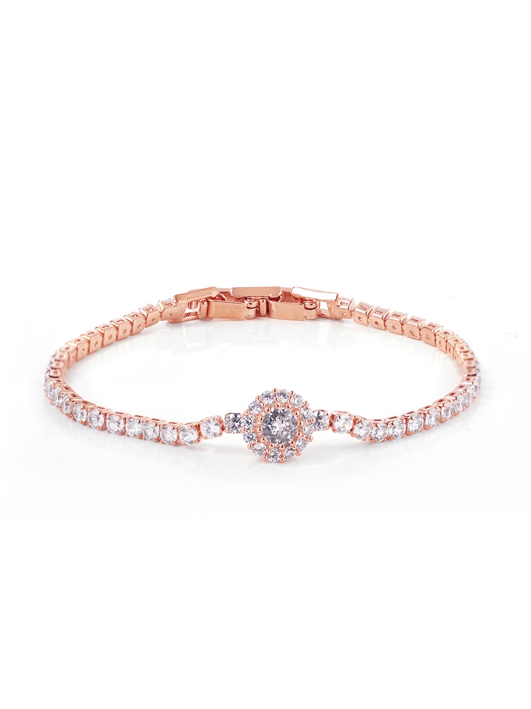 

SWASHAA Rose Gold-Plated Wraparound Bracelet