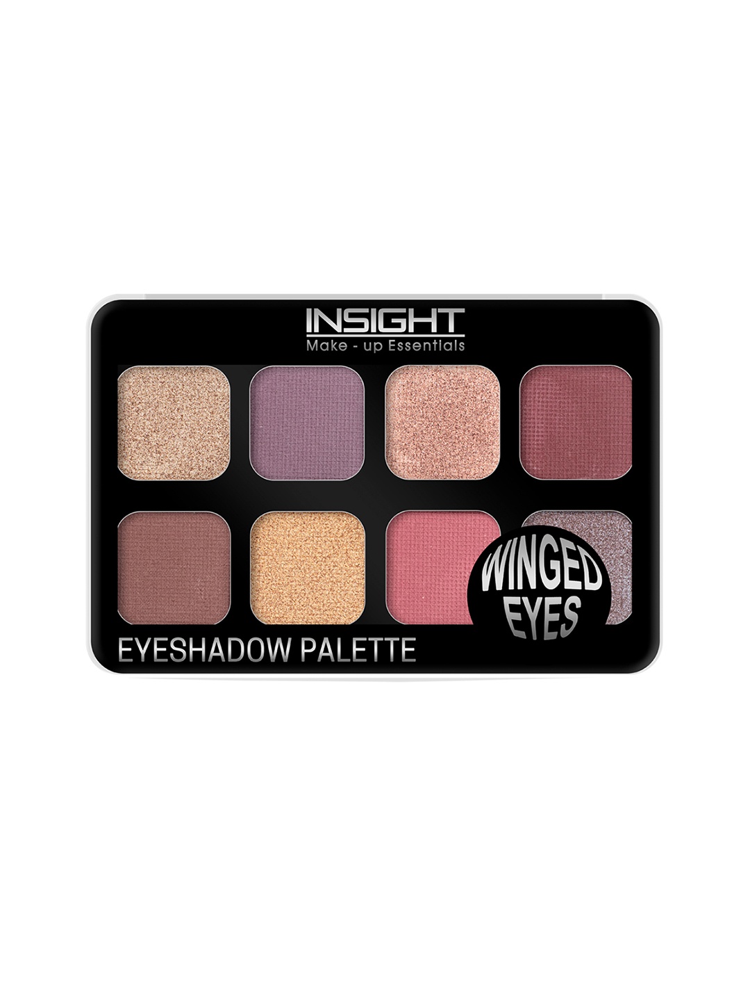 

Insight Cosmetics Winged Eyes Highly-Pigmented Eyeshadow Palette - Dreamy, Pink