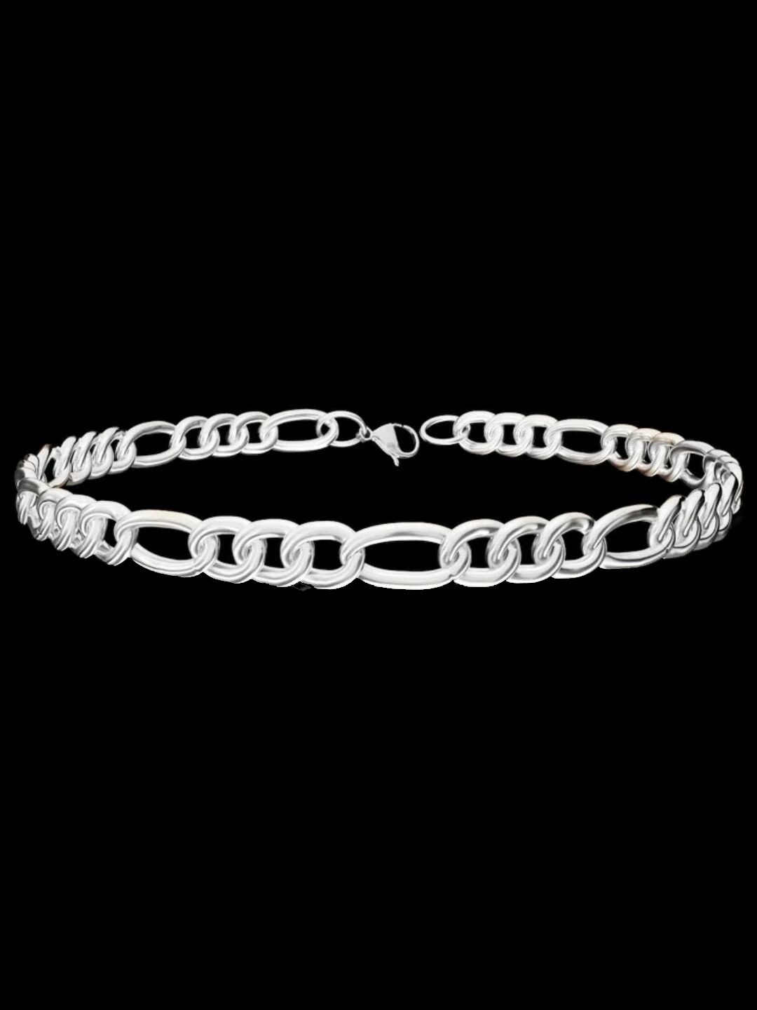 

Etchcraft Emporium Unisex Stainless Steel Link Bracelet, Silver