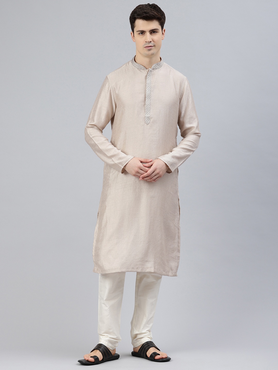 

Manthan Regular Yoke Design Kurta Set, Beige