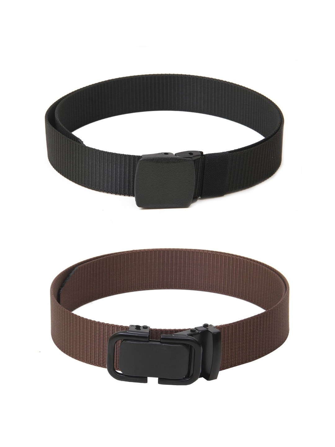 

Calvadoss Women Canvas Textured Belt, Black