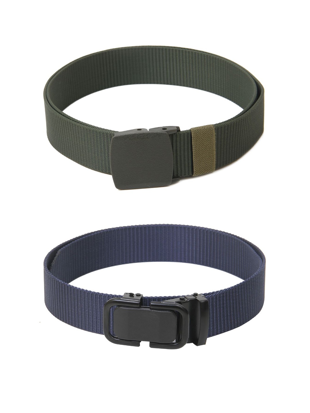 

Calvadoss Women Canvas Textured Belt, Green