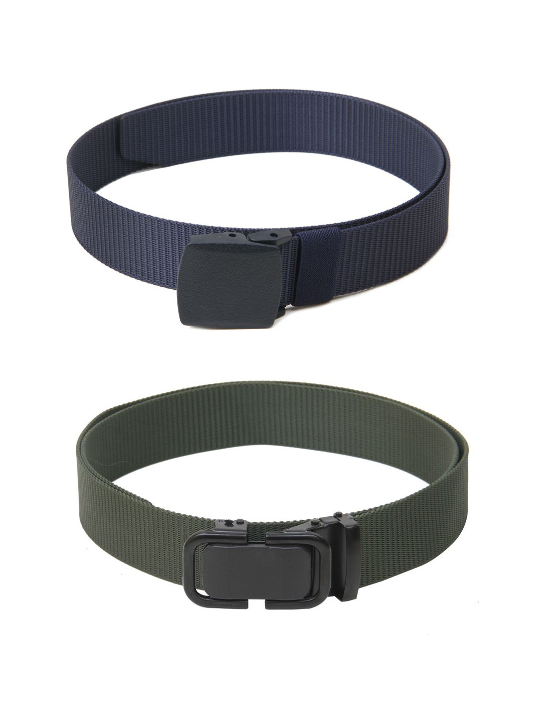 

Calvadoss Women Canvas Textured Belt, Navy blue