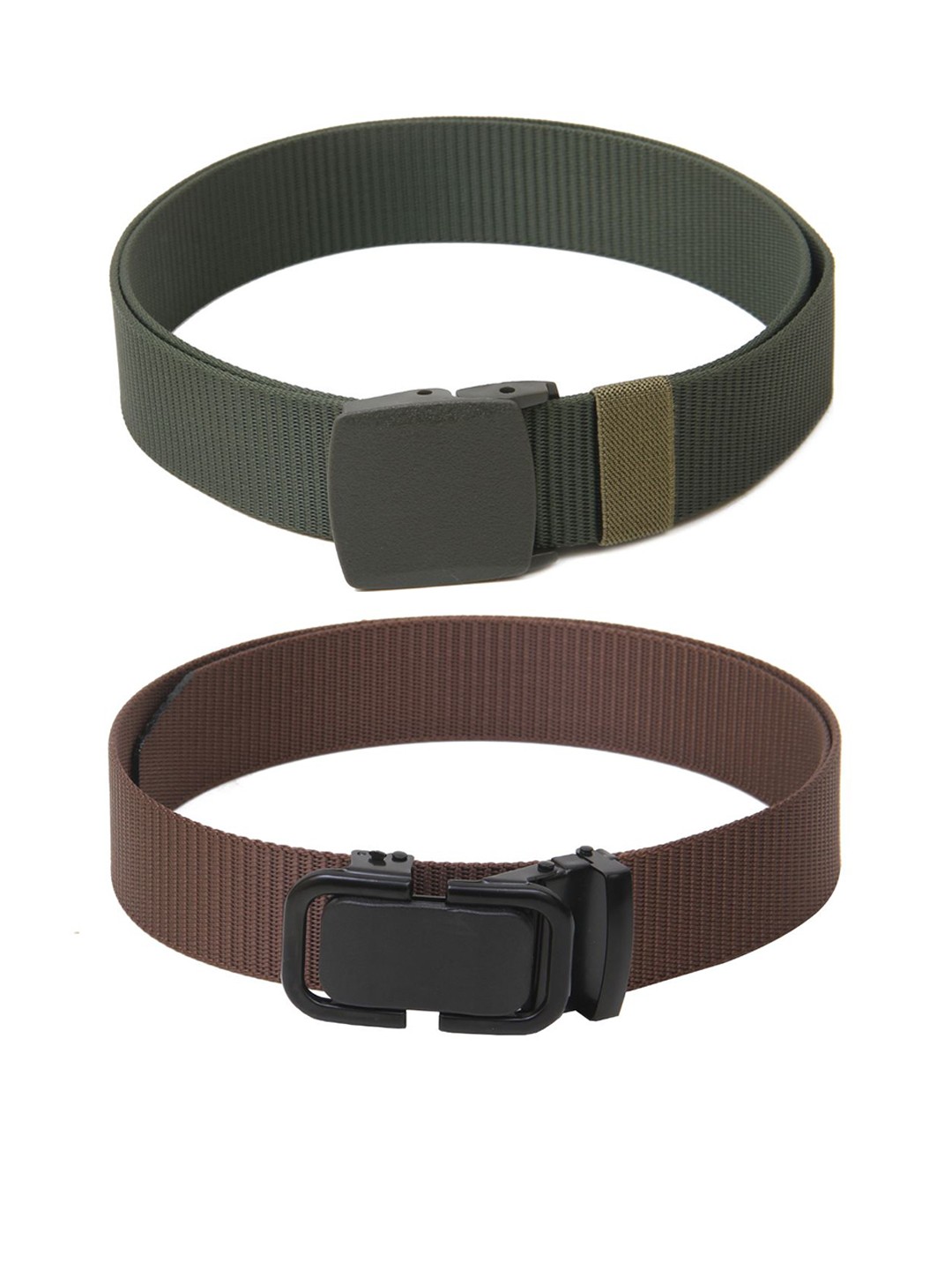 

Calvadoss Women Canvas Textured Belt, Green