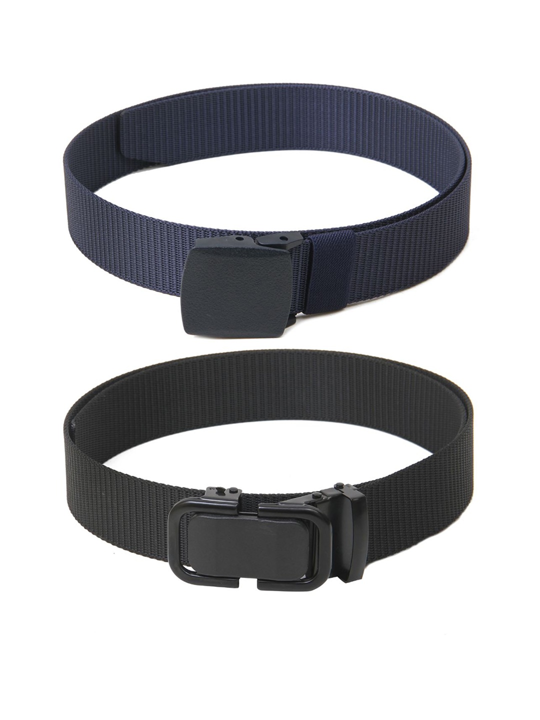 

Calvadoss Women Canvas Textured Belt, Navy blue
