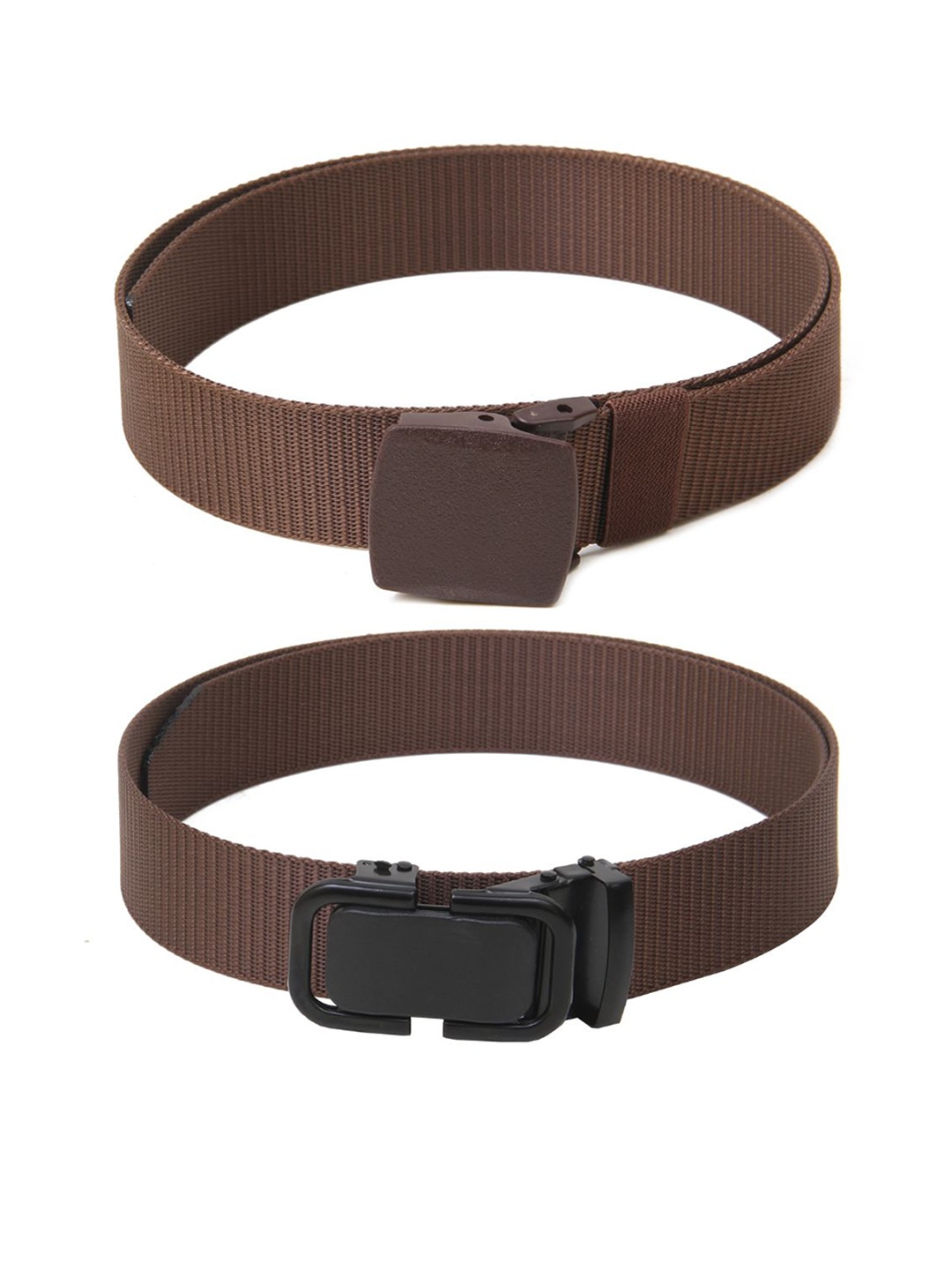 

Calvadoss Women Canvas Textured Belt, Brown