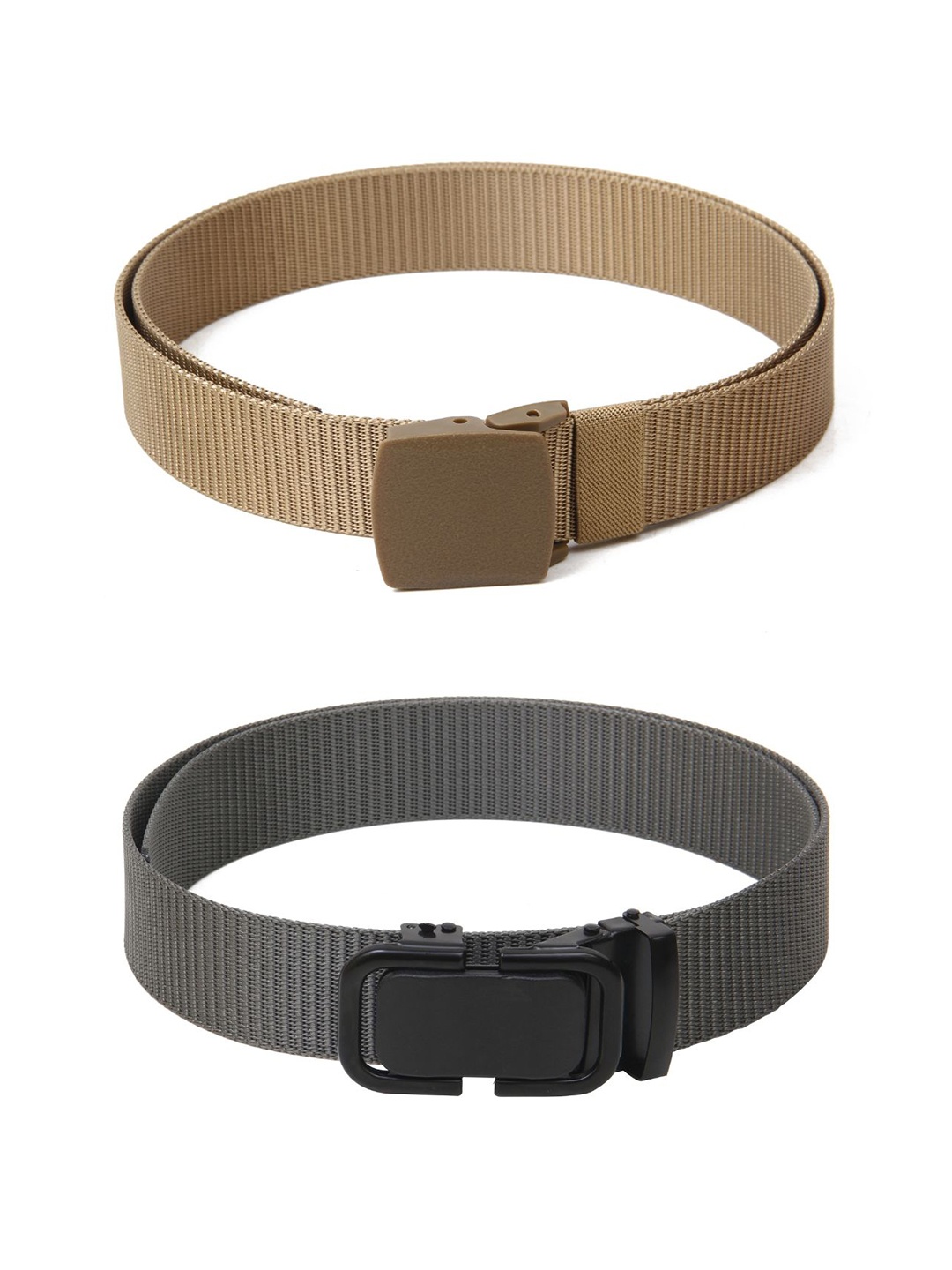 

Calvadoss Women Canvas Textured Belt, Beige