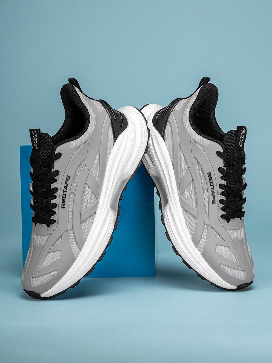 

Red Tape Drift + Men Mesh ETPU Walking Shoes, Grey
