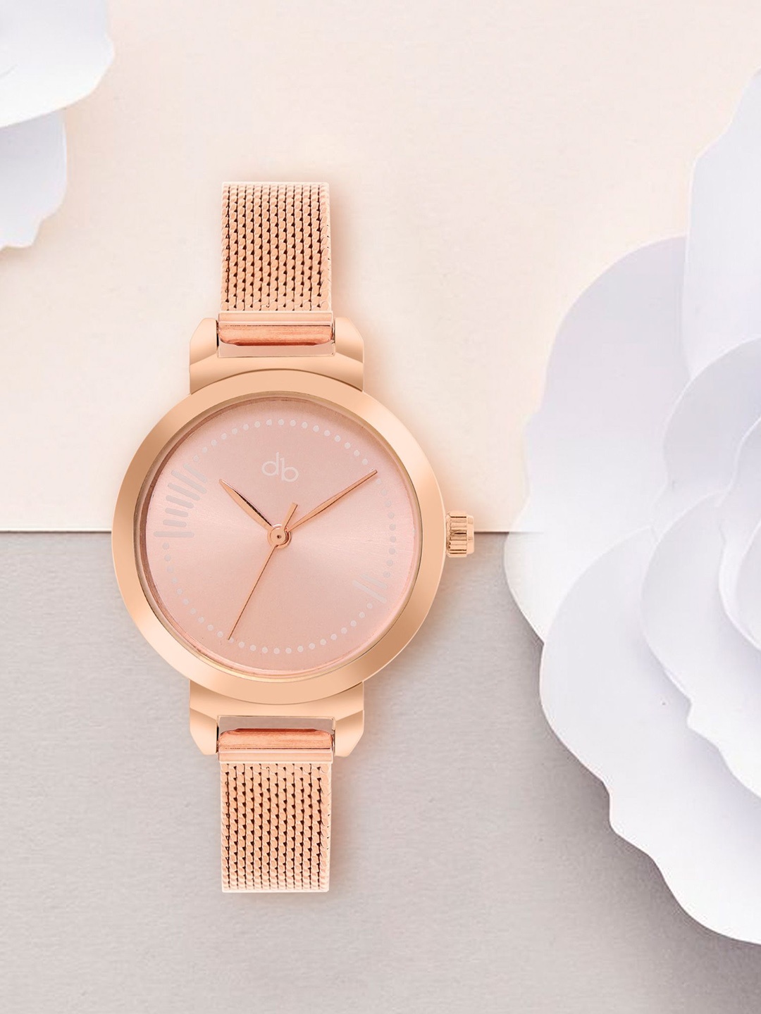 

DressBerry Women Pink Dial & Bracelet Style Straps Analogue Watch DB-SS24-1A