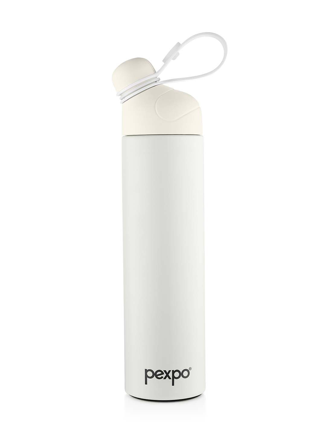 

Pexpo PEARL ISI Certified Thermosteel 500ml Hot & Cold flask White Pearl Insulated Bottle