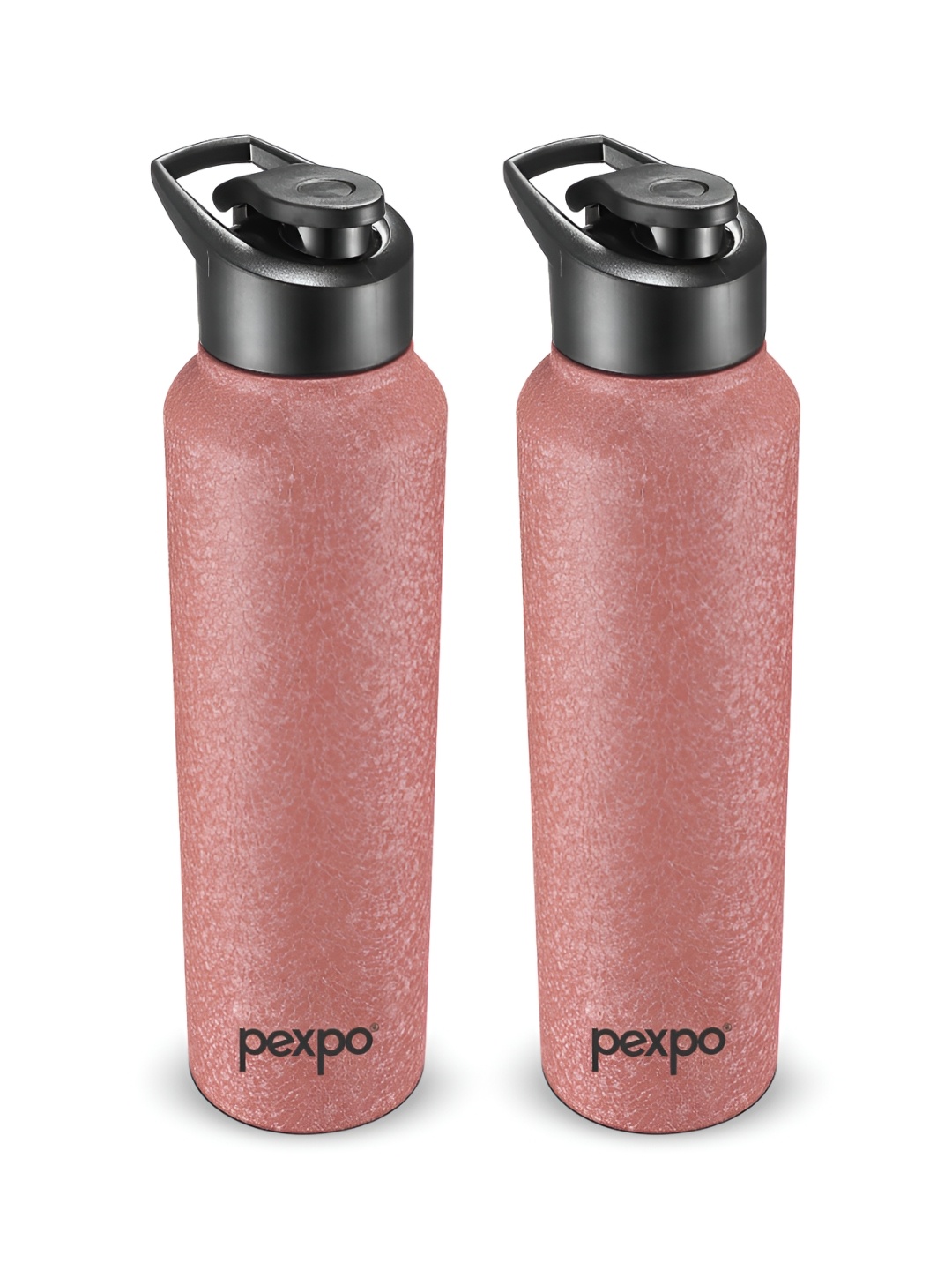 

Pexpo CHROMO 2pc Sports & Hiking Stainless Steel 1L Single wall Pink Water Bottle