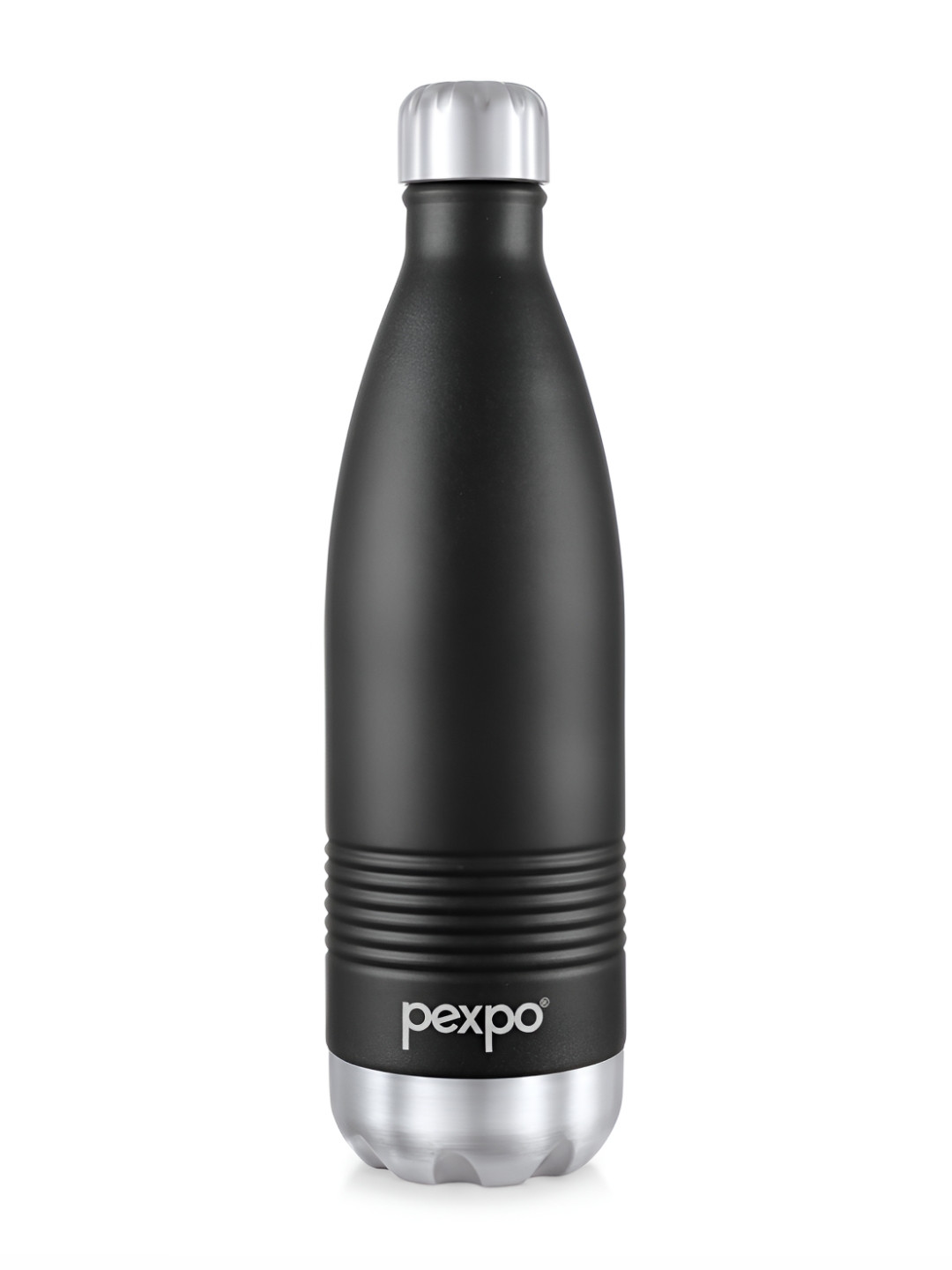 

Pexpo ECHO DLX ISI Certified Thermosteel 750ml Hot & Cold Black Insulated Bottle