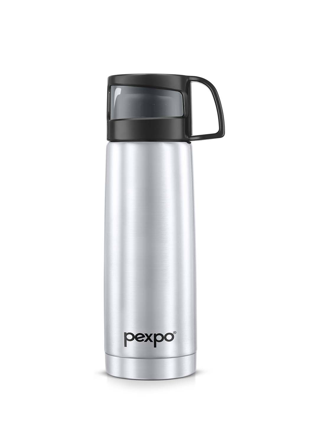 

Pexpo Fererro -ISI Certified Thermosteel Hot and Cold flask Insulated Water Bottle 350 ml, Silver