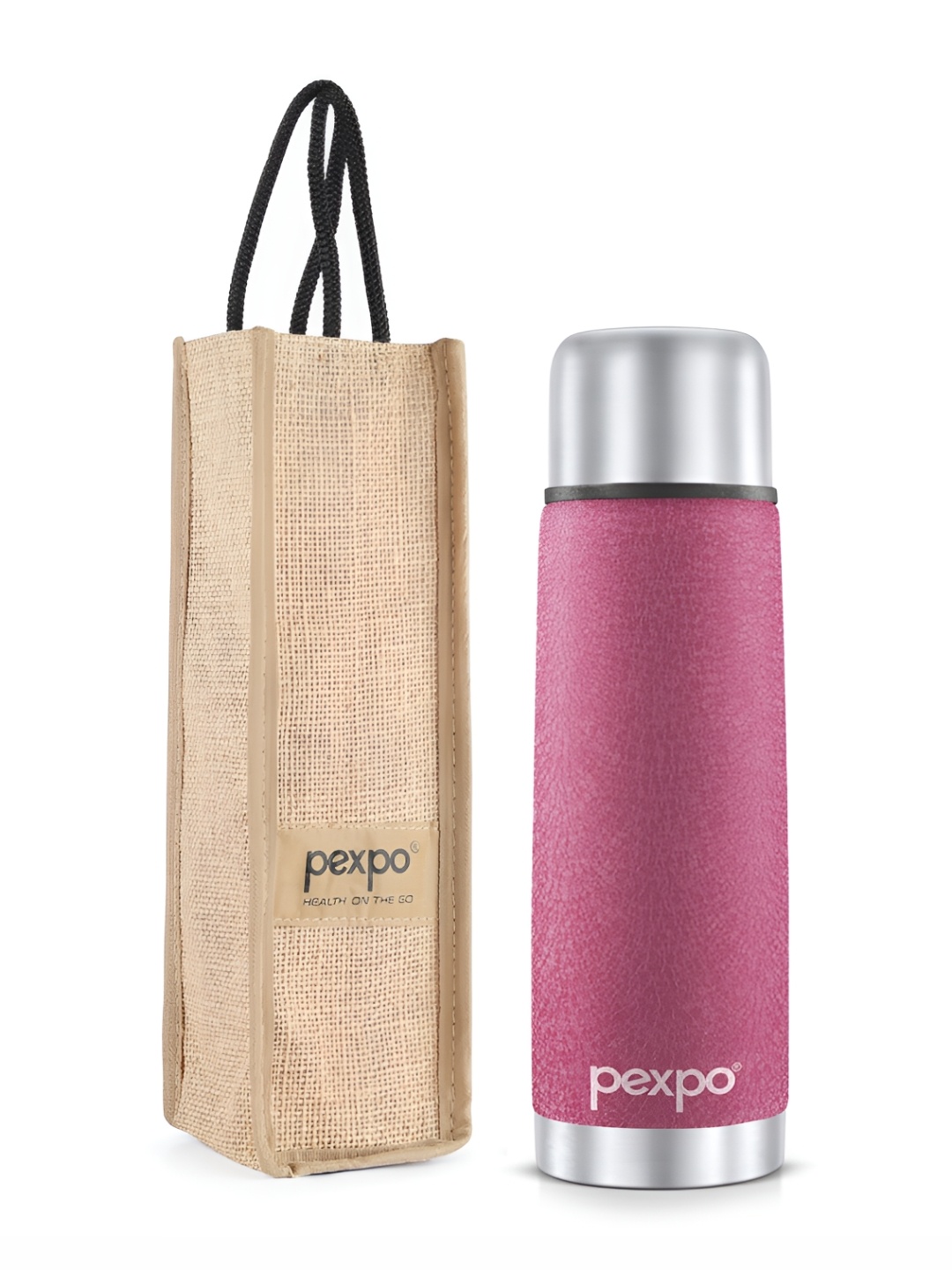 

Pexpo FLEXO ISI Certified Thermosteel 750ml Hot & Cold Pink Insulated Bottle