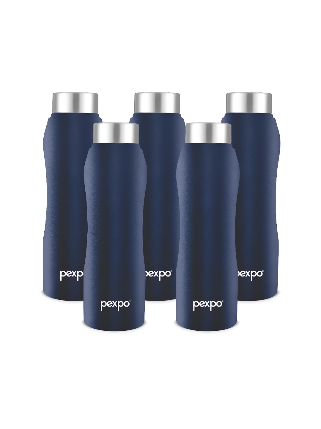 

Pexpo BISTRO 5pc Fridge Water Bottle 1L Single wall Blue Stainless Steel