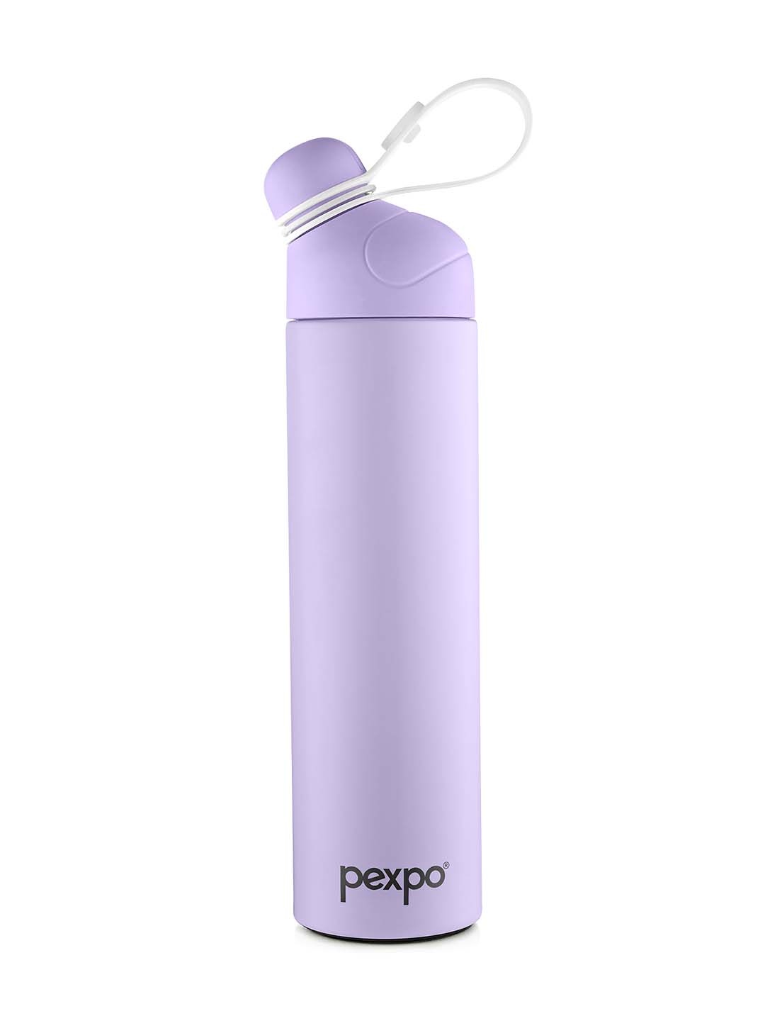 

Pexpo PEARL ISI Certified Thermosteel 500ml Hot & Cold flask Lilac Pearl Insulated Bottle, Purple