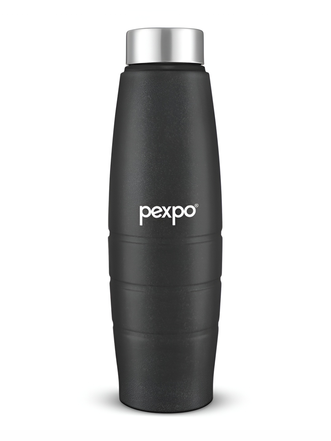 

Pexpo DURO Refrigerator Stainless Steel 1L Single wall Black Water Bottle