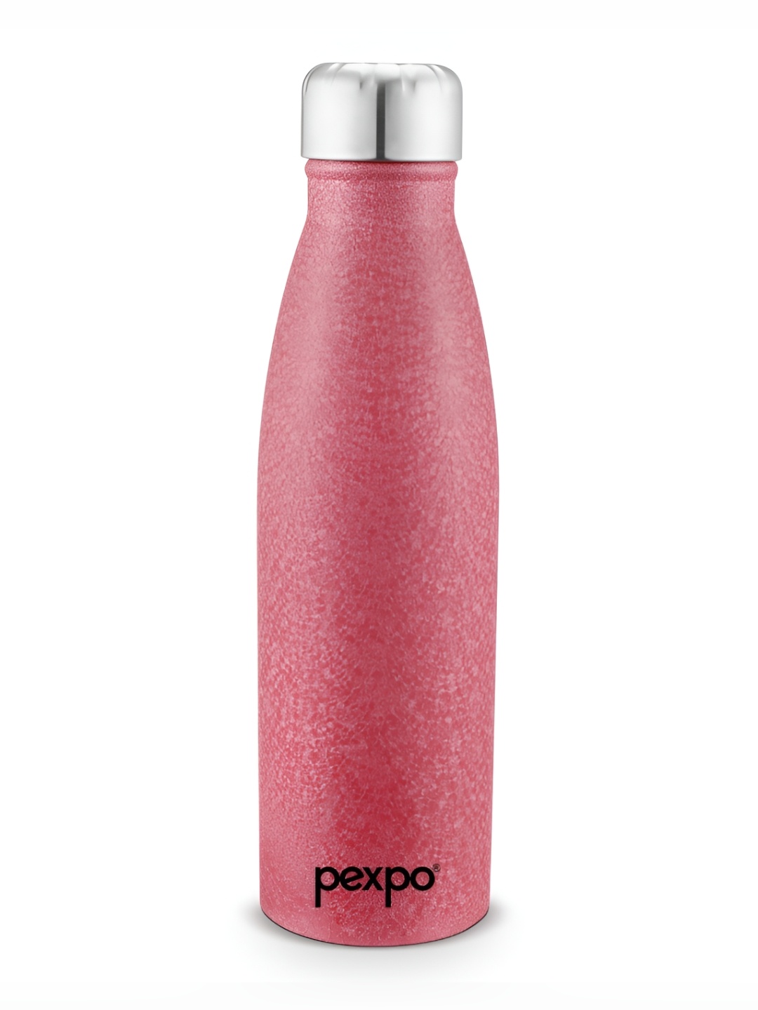 

Pexpo Pink Stainless Steel Single Wall Vacuum Water Bottle 1 Ltr