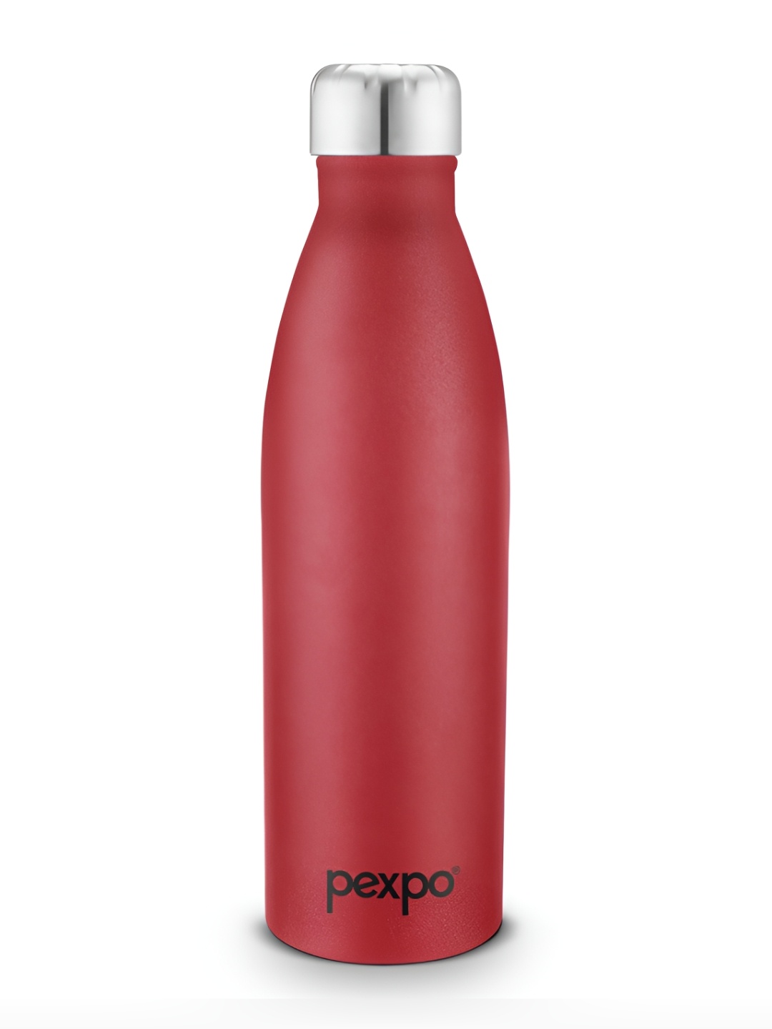 

Pexpo GENRO Refrigerator Stainless Steel 1L Single wall Red Water Bottle, Maroon