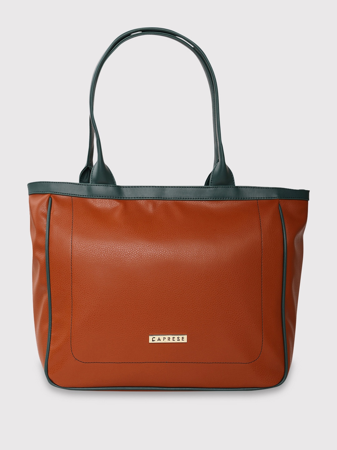 

Caprese Structured Shoulder Bag, Tan