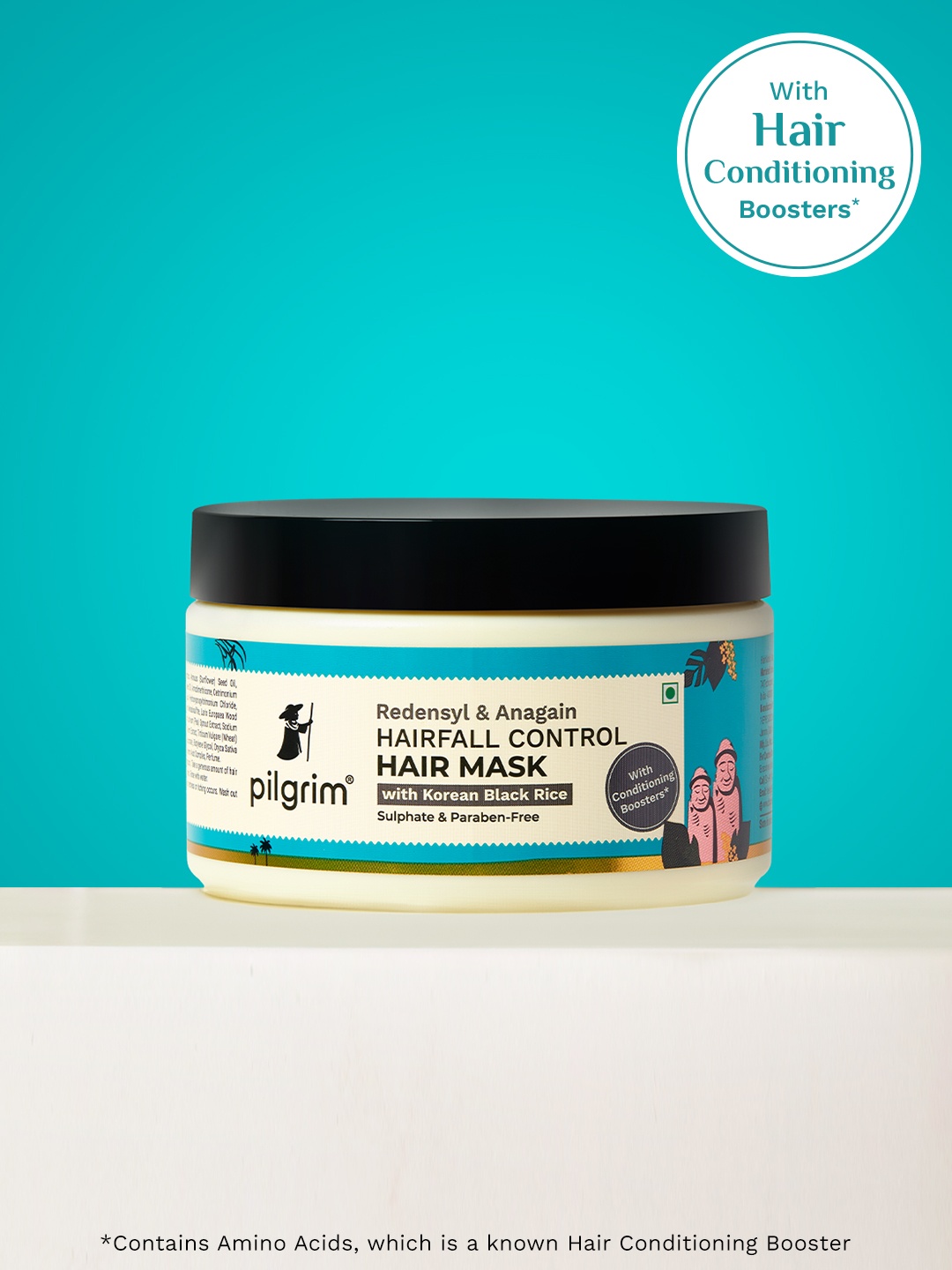 

Pilgrim Redensyl & Anagain Hair Fall Control Mask-200g, Teal