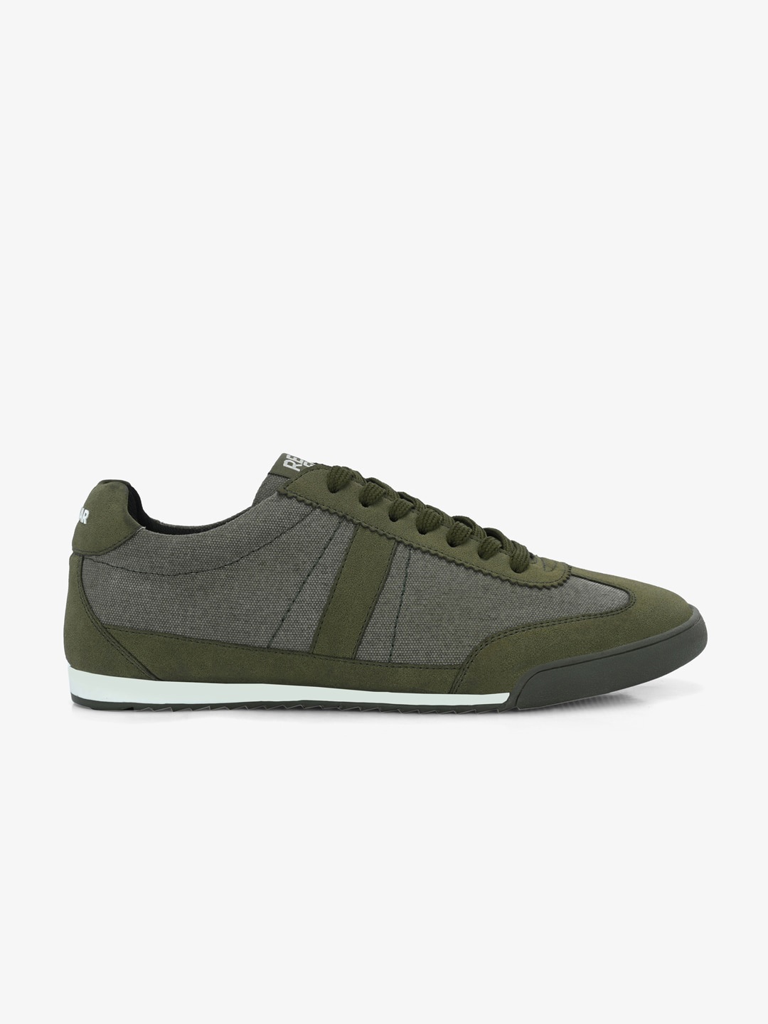 

SPYKAR Men Round Toe Lace Up Sneakers, Olive