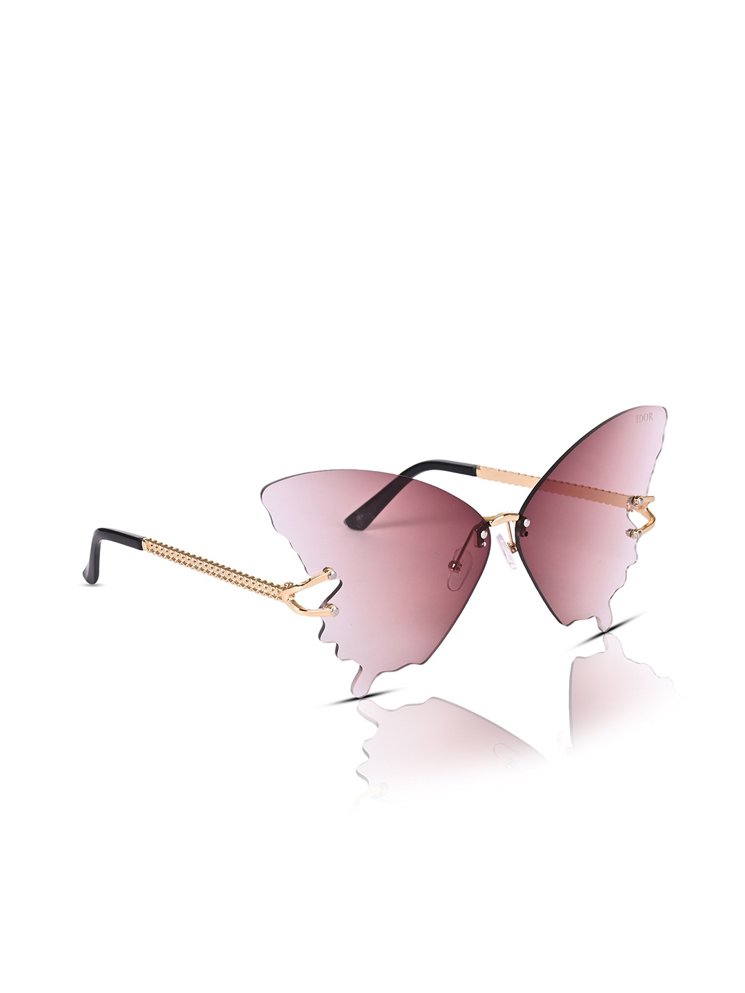 

IDOR Women Butterfly Sunglasses With UV Protected Lens BUTTERFLY-BRW, Brown