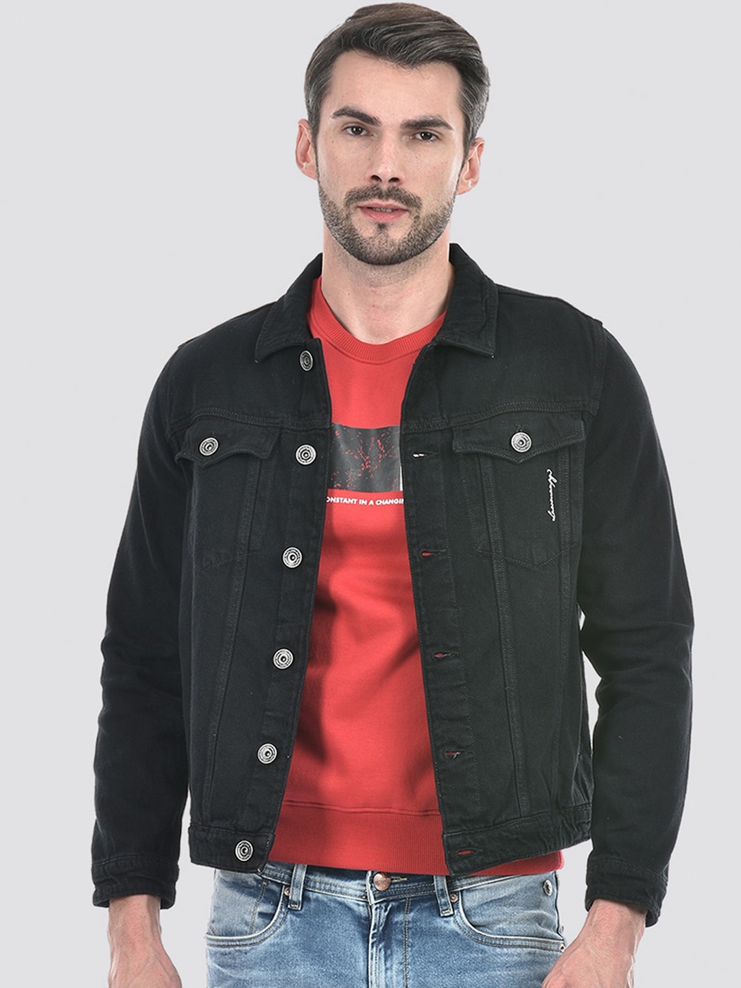 

Lawman pg3 Crop Denim Jacket, Black